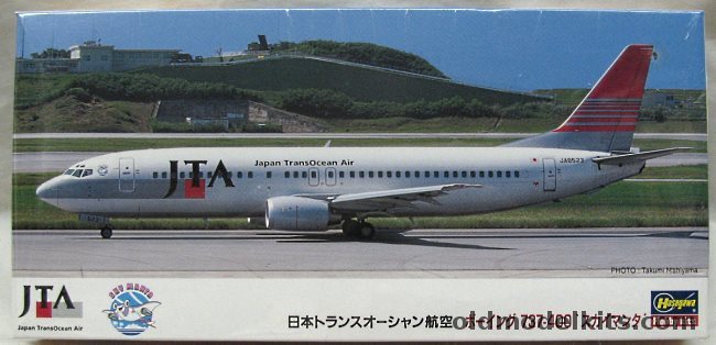 Hasegawa 1/200 Boeing 737-400 JTA - Japan TransOcean Air, LL17 plastic model kit